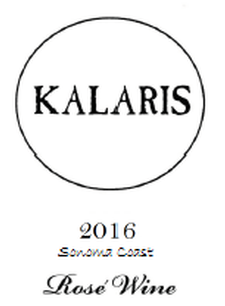 Kalaris Rose of Pinot Noir 2016 (Sonoma Coast)